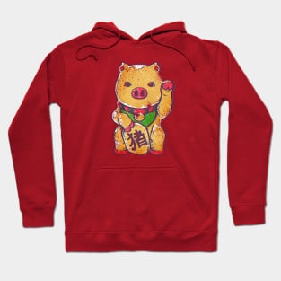 Piggy Maneki Neko Hoodie